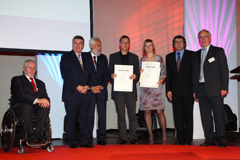 Preisverleihung des IOC / IAKS Award in Gold in Köln